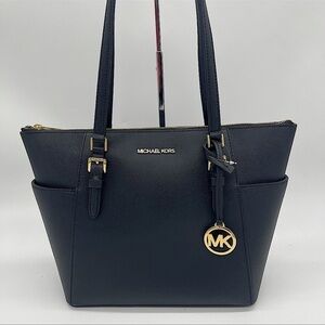 Michael Kors Charlotte Tote Bag Black
